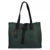 Dámska kabelka shopper bag Hernan fľašková zelená HB0192-1