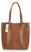 Kožené kabelka shopper bag Vittoria Gotti ryšavá VG803