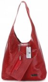 Kožené kabelka shopper bag Vittoria Gotti červená V8804