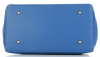 Kožené kabelka kufrík Vittoria Gotti kobaltová V816(1