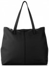 Kožené kabelka shopper bag Vittoria Gotti čierna V5705