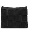 Kožené kabelka listonoška Vittoria Gotti čierna V2378