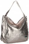Kožené kabelka shopper bag Vittoria Gotti staré zlato V8818
