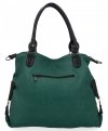 Dámska kabelka shopper bag Hernan fľašková zelená HB0135