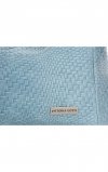 Kožené kabelka shopper bag Vittoria Gotti svetlo modrá V2054