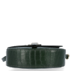 Kožené kabelka univerzálna Vittoria Gotti fľašková zelená V2381