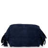 Kožené kabelka shopper bag Vittoria Gotti tmavo modrá B16