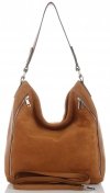 Kožené kabelka shopper bag Vittoria Gotti ryšavá V3368