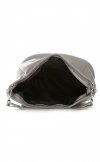 Kožené kabelka shopper bag Genuine Leather šedá 1326