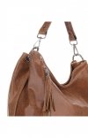 Kožené kabelka shopper bag Vittoria Gotti ryšavá V8420