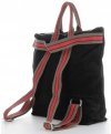 Kožené kabelka shopper bag Vittoria Gotti čierna V689746