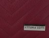 Kožené kabelka listonoška Vittoria Gotti bordová V3288K