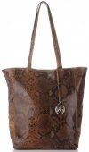 Kožené kabelka shopper bag Vittoria Gotti ryšavá V16299