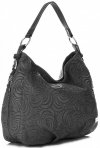Kožené kabelka shopper bag Vittoria Gotti šedá V80013