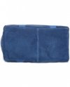Kožené kabelka shopper bag Vittoria Gotti modrá V8252