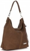 Kožené kabelka shopper bag Vittoria Gotti zemitá V80051