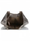 Kožené kabelka shopper bag Genuine Leather staré zlato 555