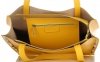 Kožené kabelka shopper bag Genuine Leather žltá 5013