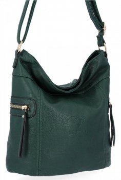 Dámská kabelka listonoška BEE BAG lahvově zelená 1152S307