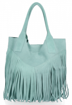 Dámská kabelka shopper bag Vittoria Gotti mátová VPOS9