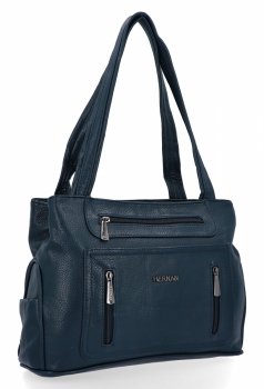 Torebka Damska Shopper Bag firmy Hernan 3892 Granatowa