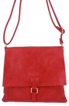 Torebka Listonoszka Vintage firmy Bee Bag 1102S32 Czerwona