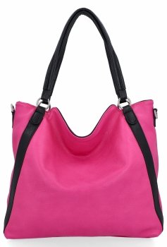 Torebka Damska Shopper Bag XL firmy Hernan HB0337 Fuksjowa