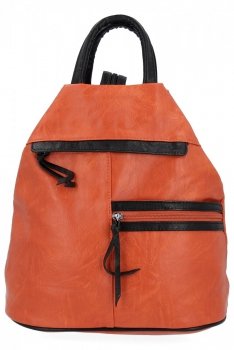 Uniwersalny Plecak Damski firmy Hernan HB0195 Pomarańczowy