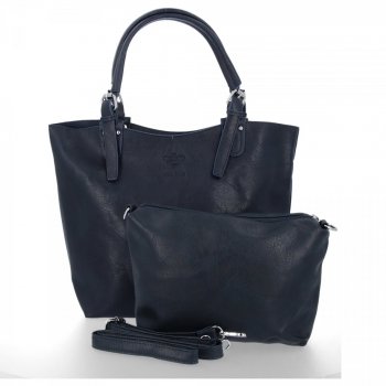 BEE BAG Firmowe Torebki Damskie 2w1 Shopper z Listonoszką Linda Granat