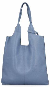 GENȚĂ DIN PIELE shopper bag Vittoria Gotti albastru 165