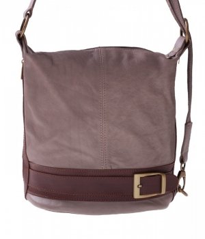 GEANȚĂ DIN PIELE rucsac Genuine Leather gri 6010