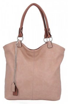 GENȚĂ DE DAMĂ shopper bag Hernan roz de pudră HB0150