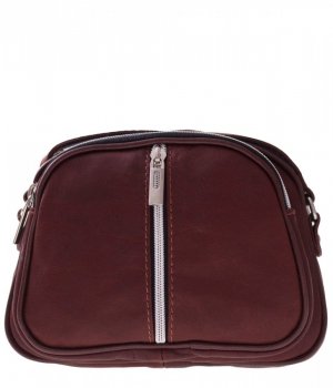 GEANȚĂ DIN PIELE tip poștaș Genuine Leather maro 333