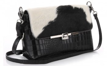 GEANȚĂ DIN PIELE tip poștaș Genuine Leather 8086