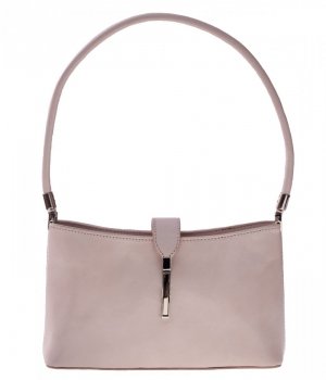 GEANȚĂ DIN PIELE clasică Genuine Leather bej deschis 4160