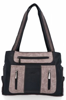 Dámská kabelka shopper bag Hernan čierna 3892-1