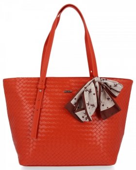 Dámska kabelka shopper bag David Jones oranžová CM6459