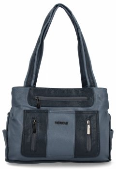  Dámská kabelka shopper bag Hernan modrá 3892-1