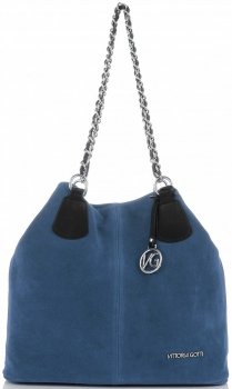 Kožené kabelka univerzálna Vittoria Gotti jeans V3081
