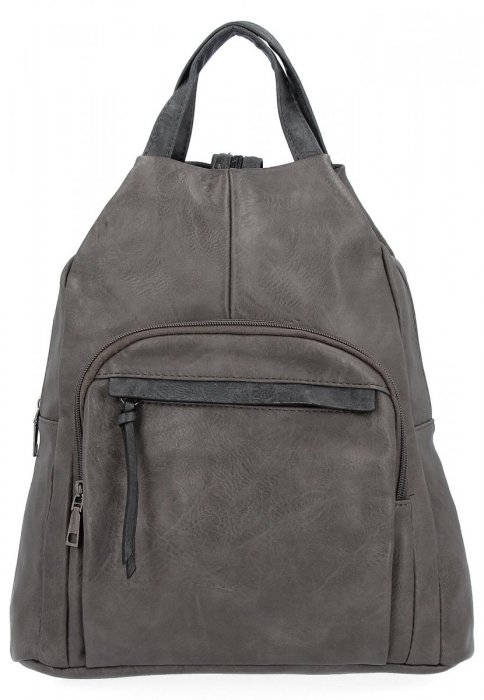 Dámská kabelka batůžek Hernan tmavě šedá HB0370