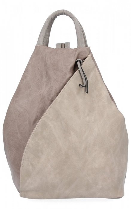 Dámská kabelka batůžek Hernan tmavě béžová HB0137