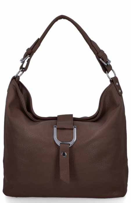 Klasická dámská taška přes rameno firmy Herisson 16B376 tmavě hnědá