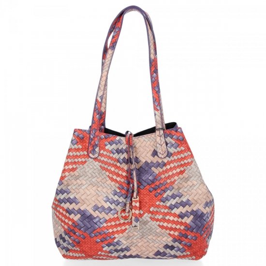 Dámská kabelka shopper bag Venere fialová 333B