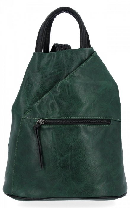 Dámská kabelka batůžek Hernan lahvově zelená HB0206