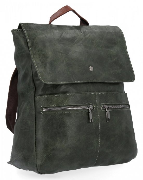 Dámská kabelka batůžek Herisson zelená 1852L2048