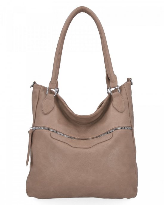 Női Táská shopper bag Herisson sötét bézs 1402M358