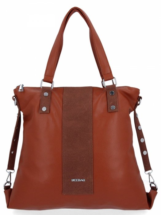 Torebka Shopper Bag XL Bee Bag Brązowa 1852A557