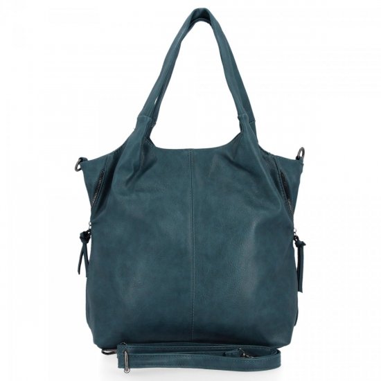 Uniwersalne Torebki Damskie Hernan Shopper Bag XL Morska
