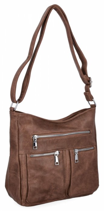 Uniwersalna Torebka Damska Listonoszka firmy Herisson 13K391 Ziemista