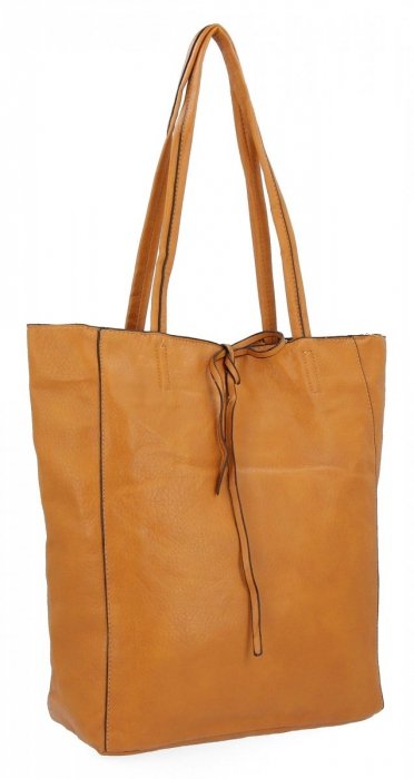 Uniwersalna Torebka Damska Shopper Bag XL Hernan HB0253 Jasno Ruda